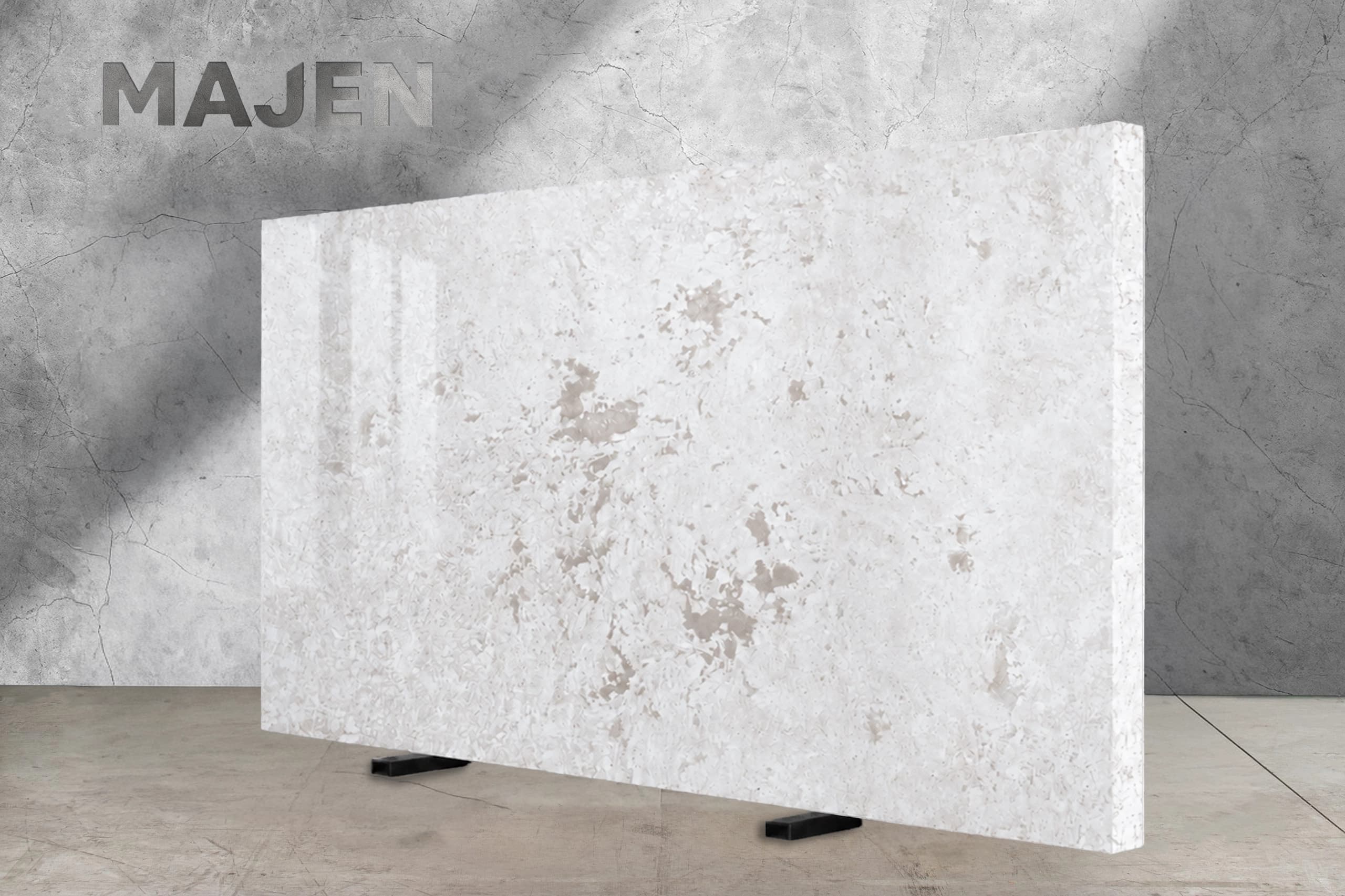 Light Filled Polished Cross Cut Travertine Slabs 2