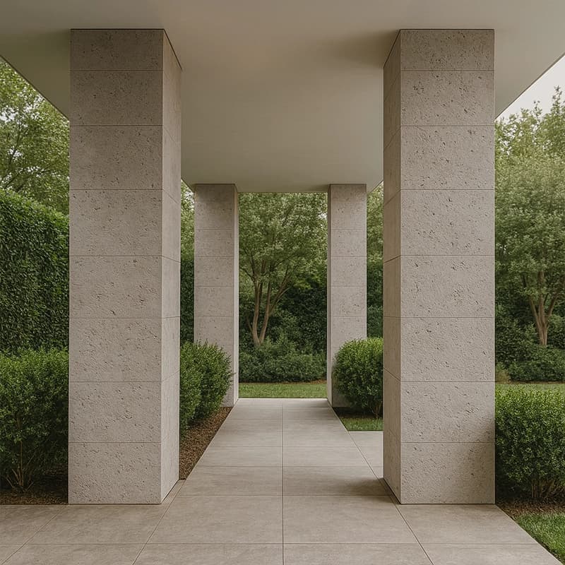 Antico Dolgusuz Fırçalı Cross Cut Traverten Plakalar 2