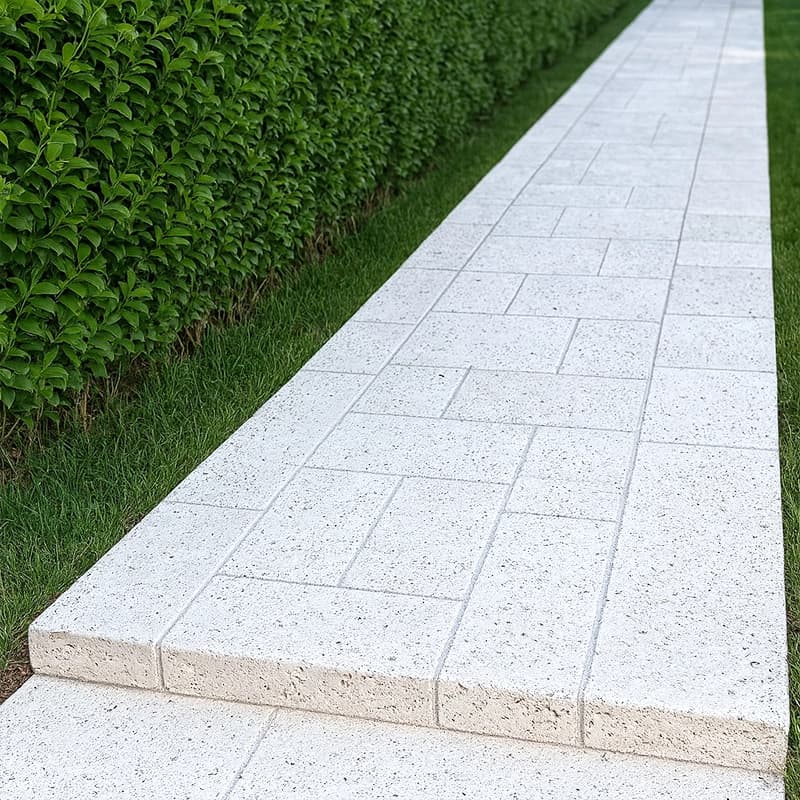 Ivory Dolgusuz Eskitilmiş Vein Cut Traverten Plakalar 2