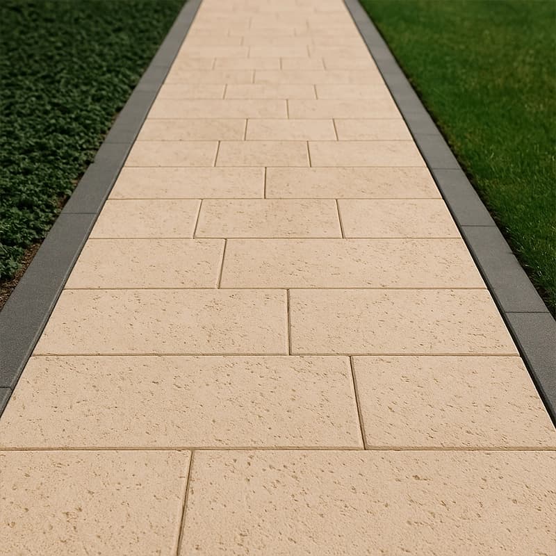 Light Dolgusuz Eskitilmiş Cross Cut Traverten Plakalar 4