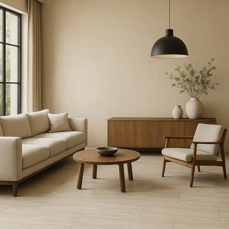  Light Dolgusuz Fırçalı Vein Cut Traverten Plakalar 3