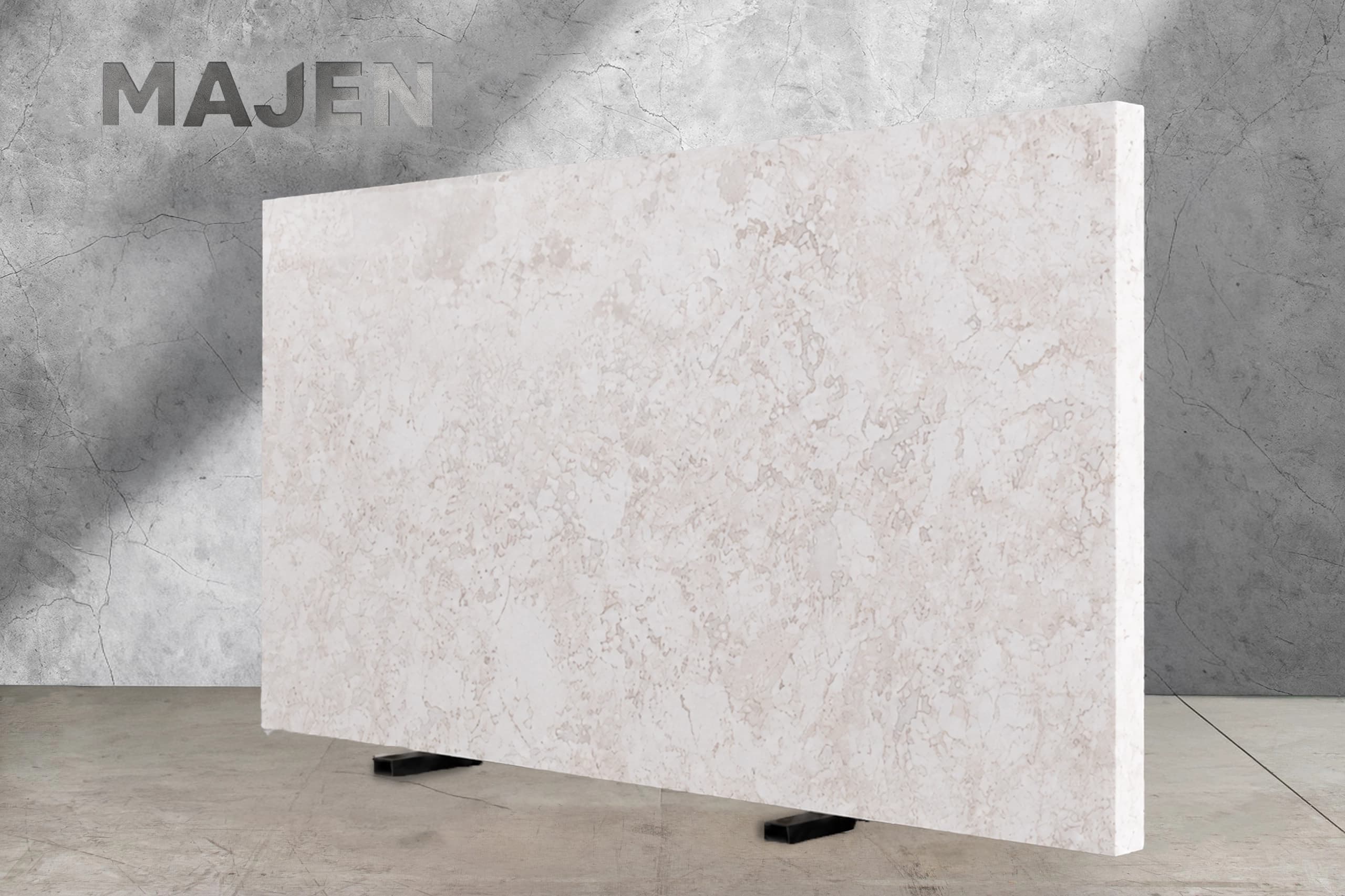 Light Filled Honed Cross Cut Travertine Slabs 2