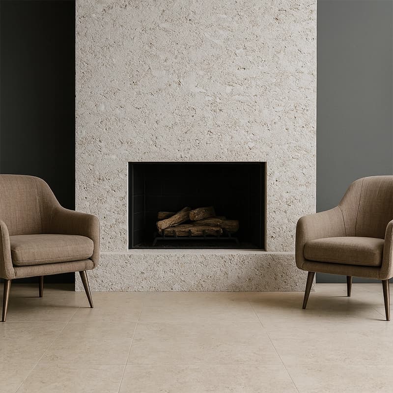 Antico Dolgusuz Eskitilmiş Cross Cut Traverten Plakalar 2