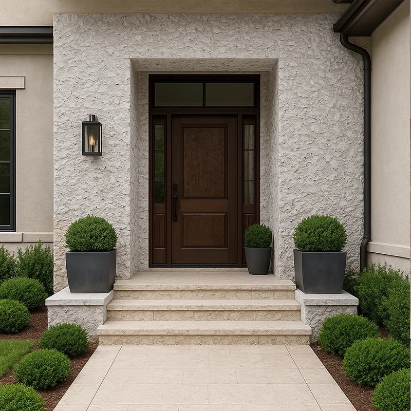 Antico Dolgusuz Eskitilmiş Cross Cut Traverten Plakalar 4