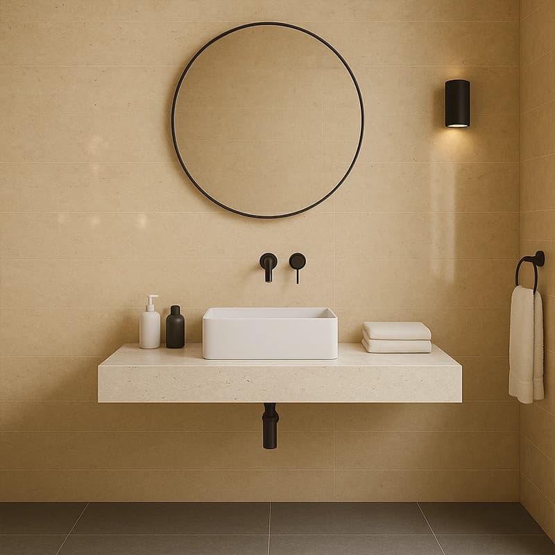 Light Dolgusuz Cilalı Cross Cut Traverten Plakalar 4