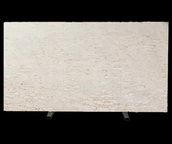 Light travertine slab warm beige